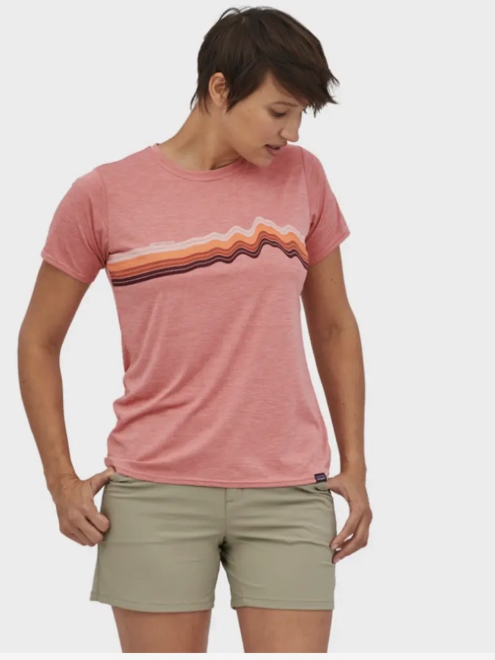 Patagonia Pink Coral Short-Sleeve Graphic Tee